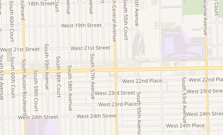 map of 5606 W Cermak Rd Cicero, IL 60804