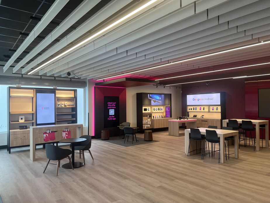 Interior photo of T-Mobile Store at Boston & Sewell, Springfield, MA