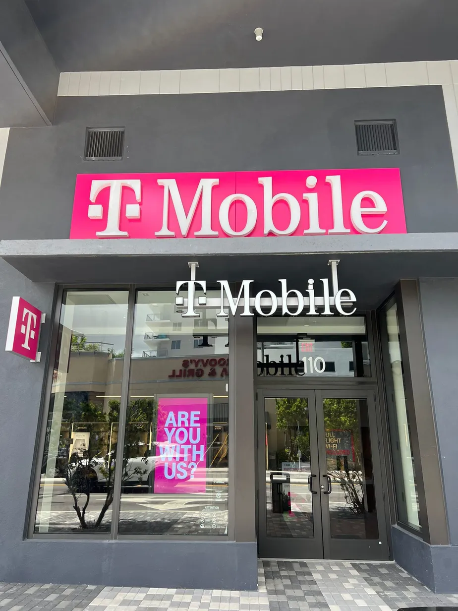 Exterior photo of T-Mobile Store at Grove Central, Miami, FL 