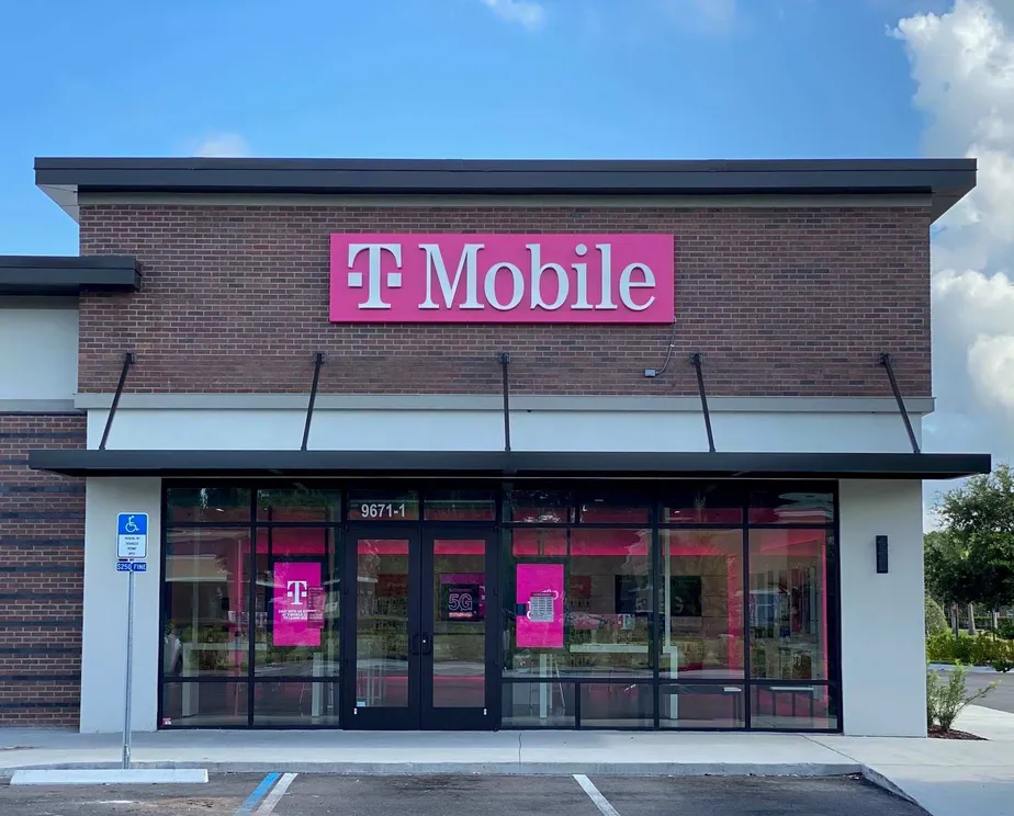 Exterior photo of T-Mobile store at Argyle Forest Blvd & Merchants Way, Jacksonville, FL