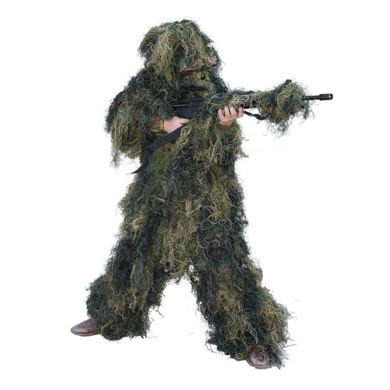 Red Rock Outdoor Gear 5 Piece Youth Ghillie Suit Woodland 70915yl