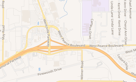 map of 1123 West Pearce Wentzville, MO 63385