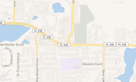 map of 604 S Hunt Club Blvd Apopka, FL 32703