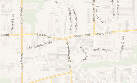 map of 2663 Pass Road Biloxi, MS 39531