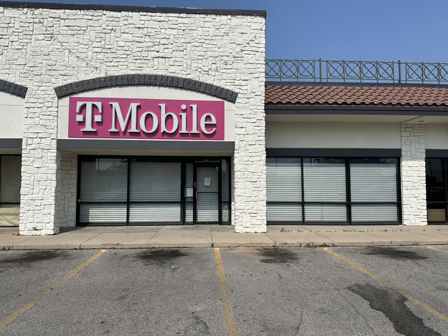 Exterior photo of T-Mobile Store at N Rock Rd & E 30th St N, Wichita, KS