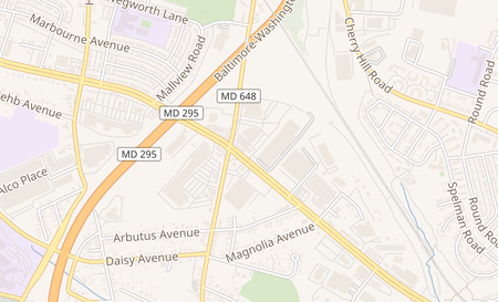 map of 1490 W Patapsco AVE Baltimore, MD 21230