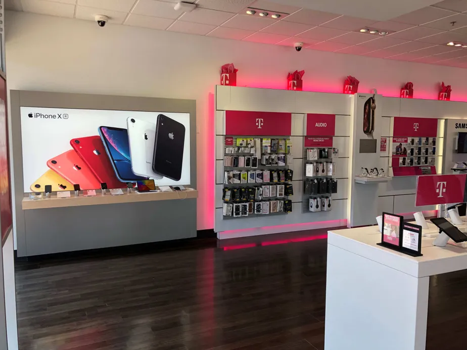 Interior photo of T-Mobile Store at 121 & Custer, McKinney, TX