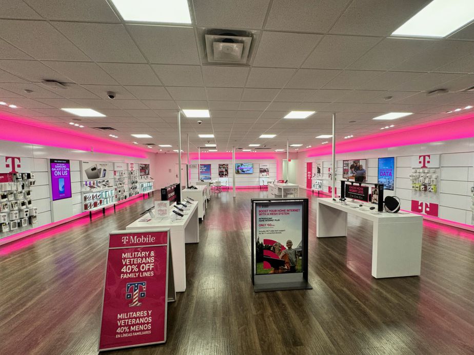 Interior photo of T-Mobile Store at N Zaragoza Rd & Saul Kleinfeld Dr, El Paso, TX