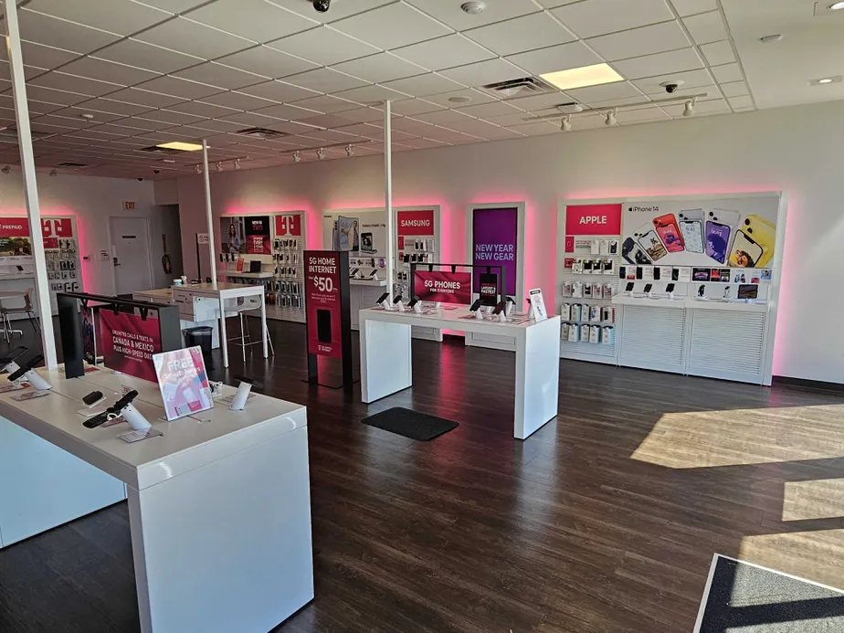 Interior photo of T-Mobile Store at S Green Bay Rd & Regency West Dr, Racine, WI
