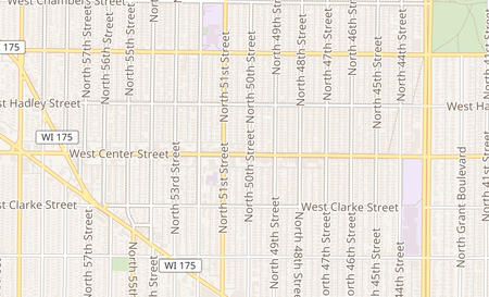 map of 5004 W Center St Unit B Milwaukee, WI 53210