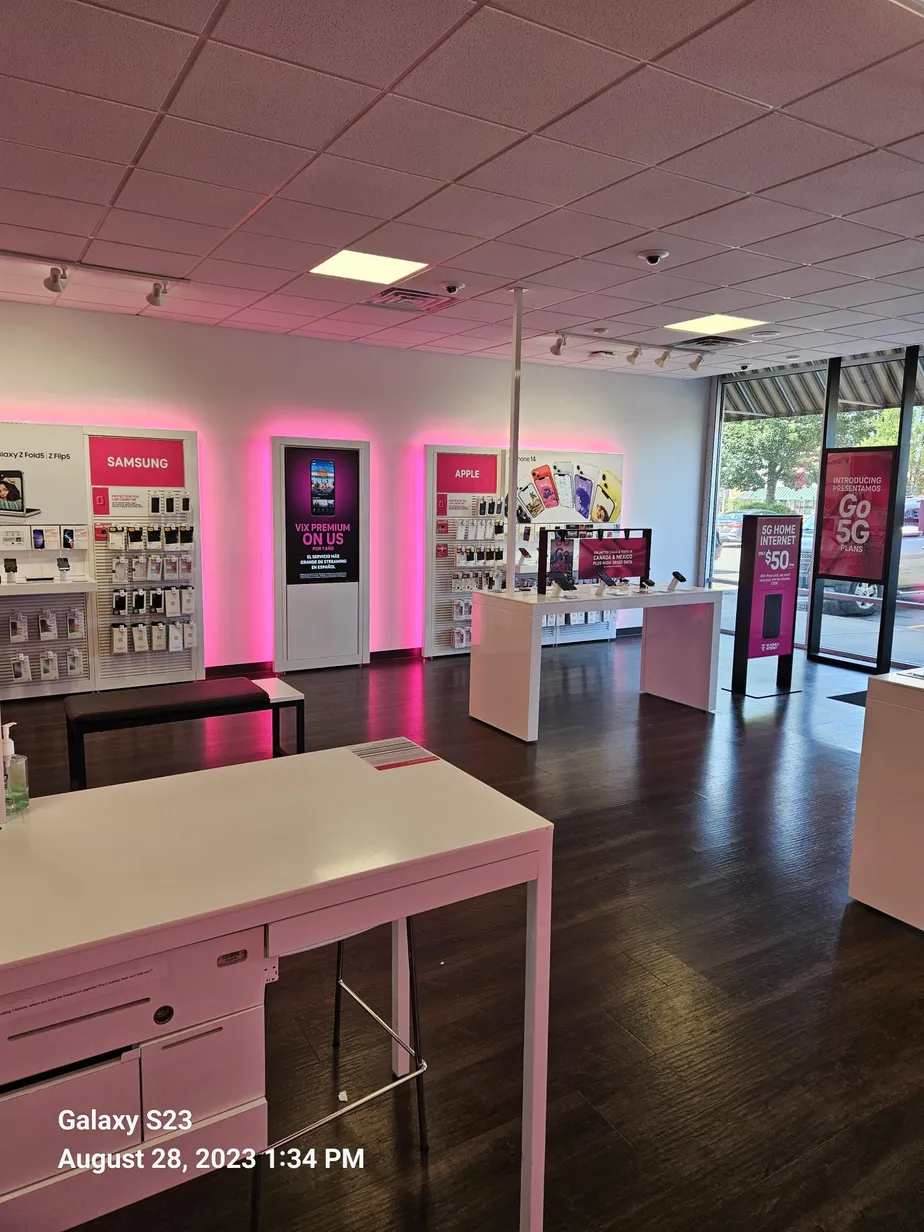 Interior photo of T-Mobile Store at E Ridge Rd & Hudson Ave, Rochester, NY