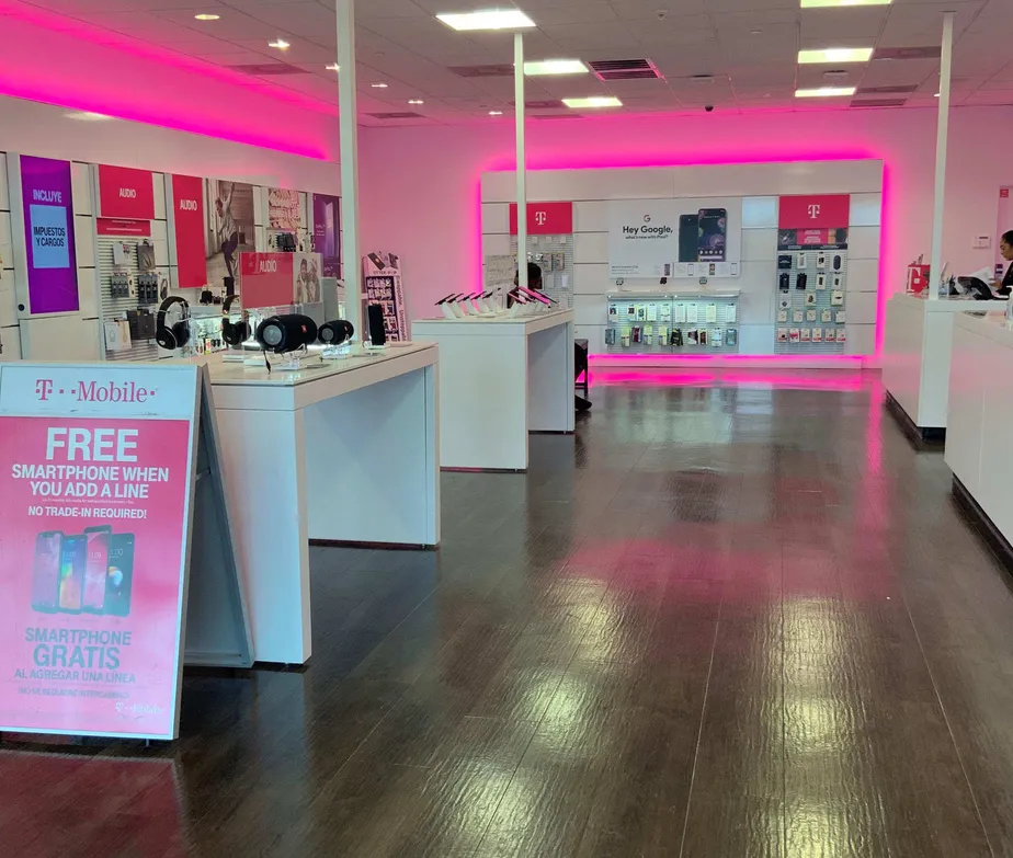 Interior photo of T-Mobile Store at I-10 & John Ralston, Houston, TX