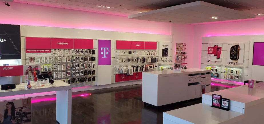 Interior photo of T-Mobile Store at El Camino & Maria, Sunnyvale, CA