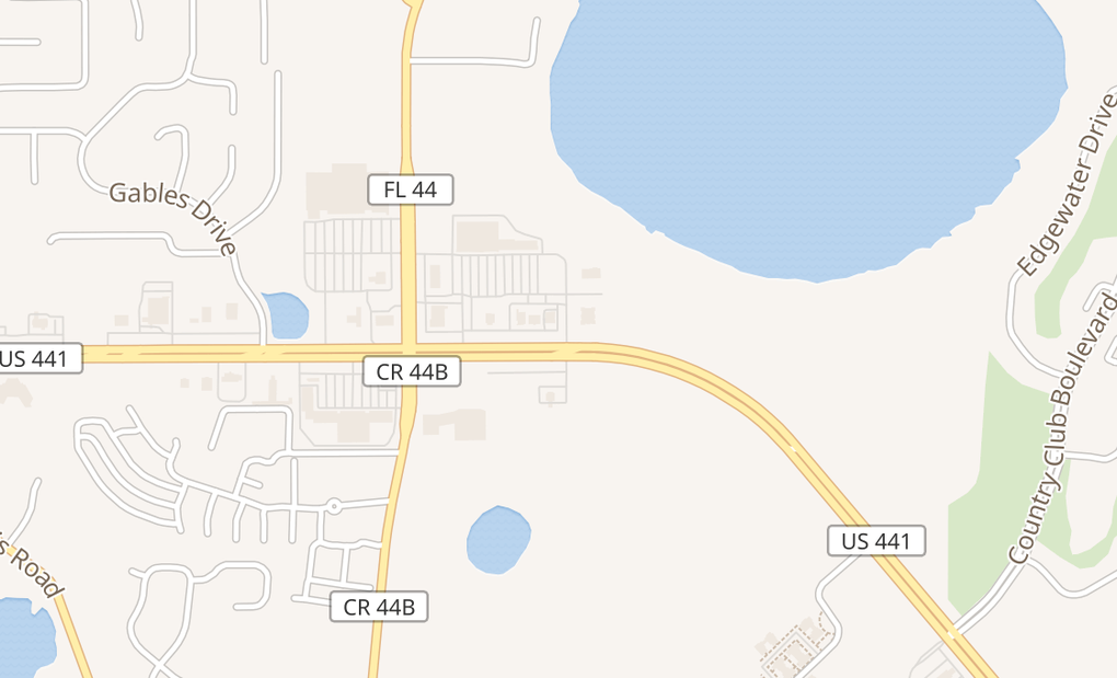 Mount Dora Florida Map