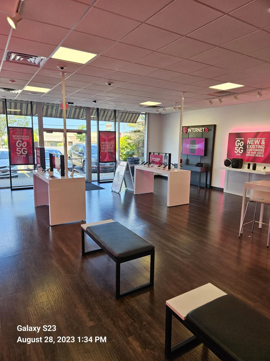 Interior photo of T-Mobile Store at E Ridge Rd & Hudson Ave, Rochester, NY
