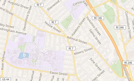 map of 570 Douglas Avenue Providence, RI 02908