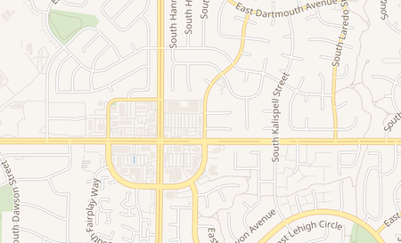 map of 15263 E Mississippi Ave Unit C Aurora, CO 80012