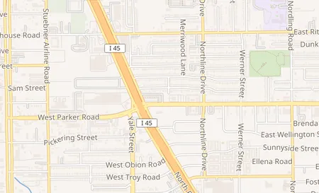 map of 6500 North Frwy Ste 107 Houston, TX 77076
