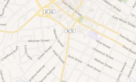 map of 401 Saluda Street Rock Hill, SC 29730