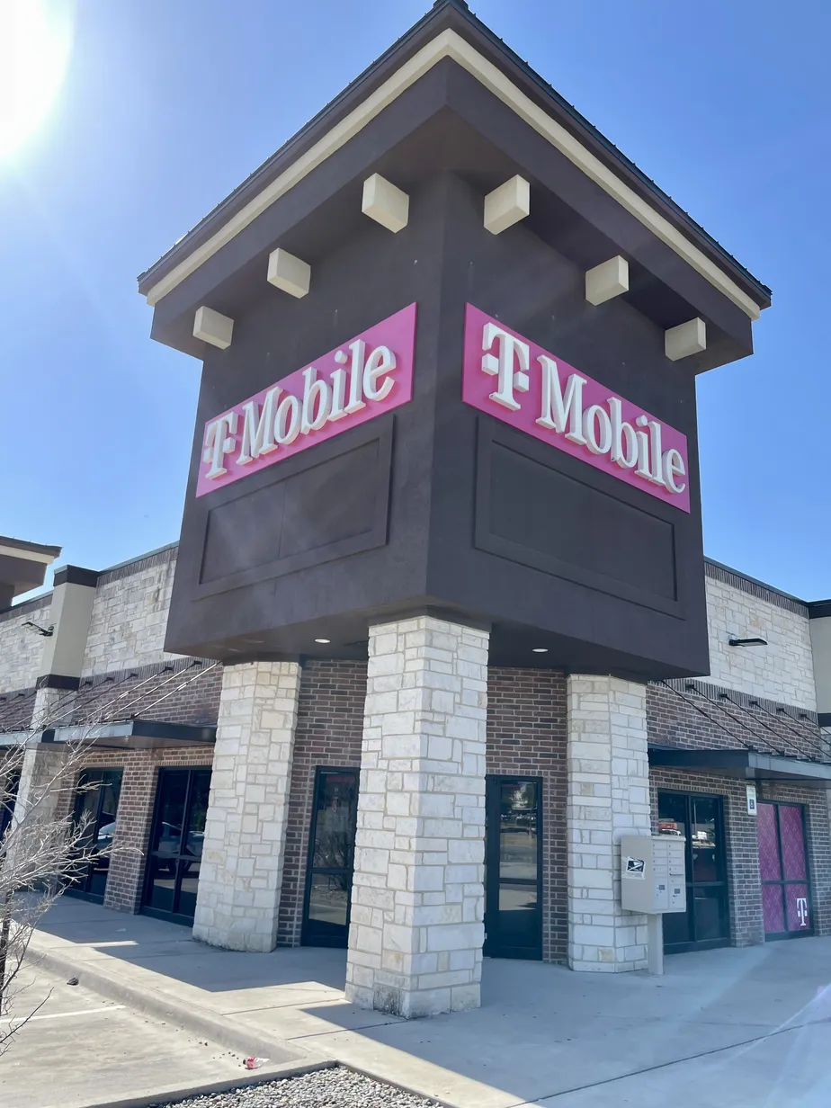 Exterior photo of T-Mobile Store at N Beach St & Wheeler St, Ft Worth, TX