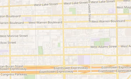 map of 115 S Western Ave Chicago, IL 60612