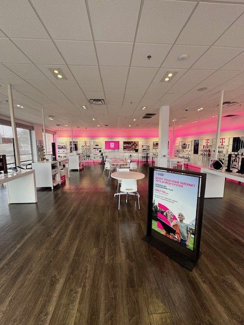 Interior photo of T-Mobile Store at 183 & Story, Irving, TX
