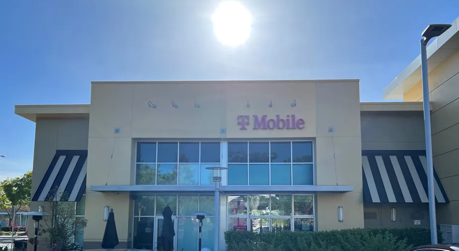 Exterior photo of T-Mobile Store at Stevens Creek & Saich Way, Cupertino, CA