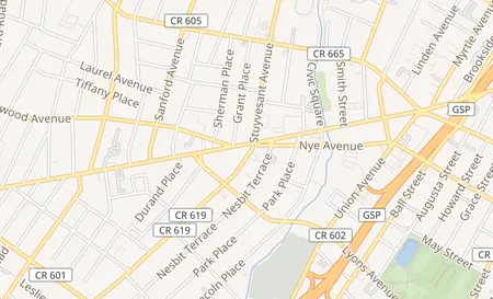 map of 1179 Springfield Ave Irvington, NJ 07111