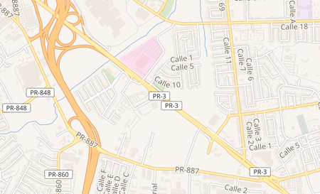 map of 10000 Ave 65 Infanteria Carolina, PR 00985