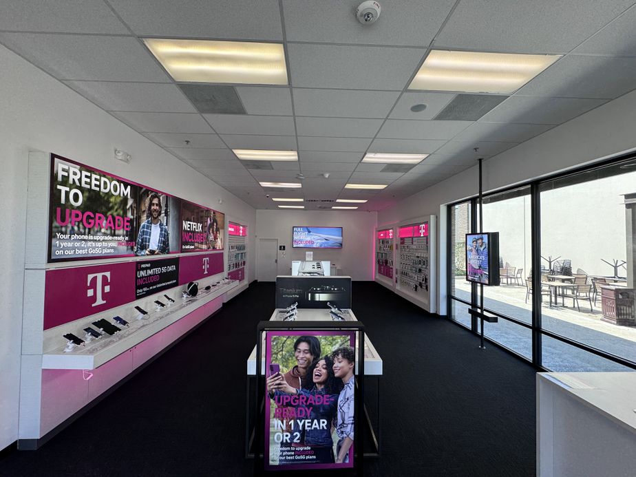 Interior photo of T-Mobile Store at Waterview Town Center, Richmond, TX