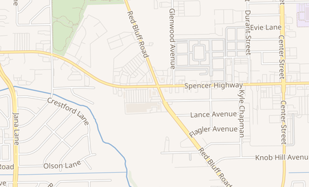 map of 6868 Spencer Highway Ste 102 Pasadena, TX 77505