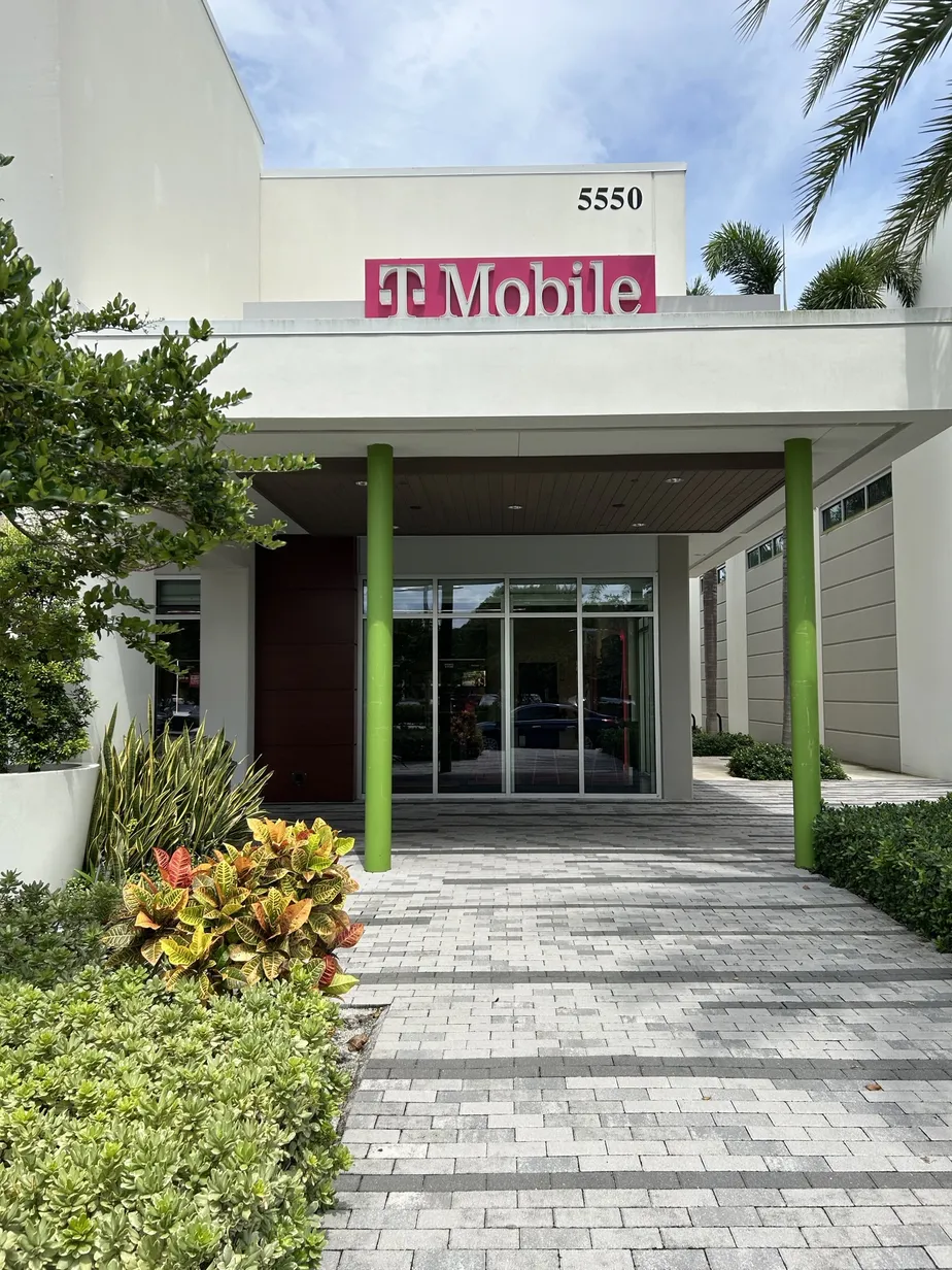 Exterior photo of T-Mobile Store at N Military Trl & W Yamato Rd, Boca Raton, FL