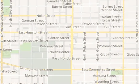map of 325 N New Braunfels San Antonio, TX 78202