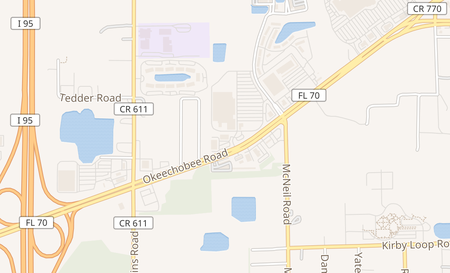 map of 5206 Okeechobee Rd Fort Pierce, FL 34947