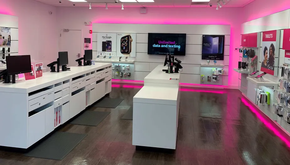 Interior photo of T-Mobile Store at Newtown Rd & Eagle Rd, Danbury, CT