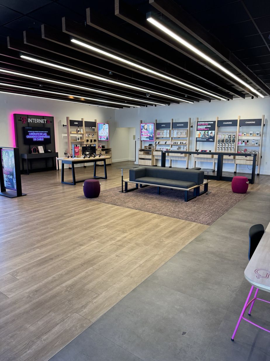 Interior photo of T-Mobile Store at The Shops at Northfield, Denver, CO