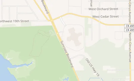 map of 1801 US Highway 19 Crystal River, FL 34428