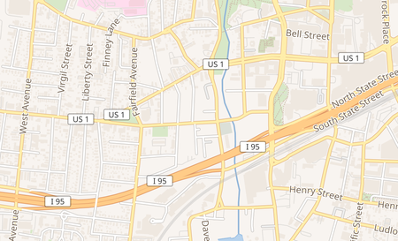 map of 91 Richmond Hill Avenue Stamford, CT 06902