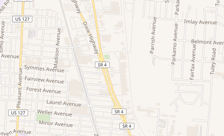 map of 2304 Dixie Highway Hamilton, OH 45015