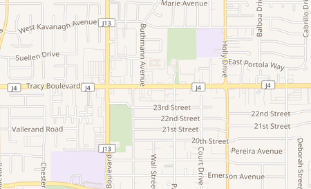 map of 348 W Grant Line Rd Tracy, CA 95376