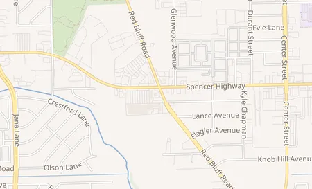 map of 6868 Spencer Highway Ste 102 Pasadena, TX 77505