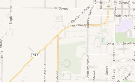 map of 1460 West State Road 2 Laporte, IN 46350