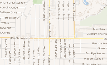 map of 4271 Fulton Rd Cleveland, OH 44144