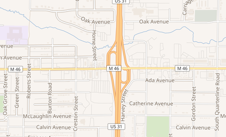 map of 1481 Apple Ave Muskegon, MI 49442