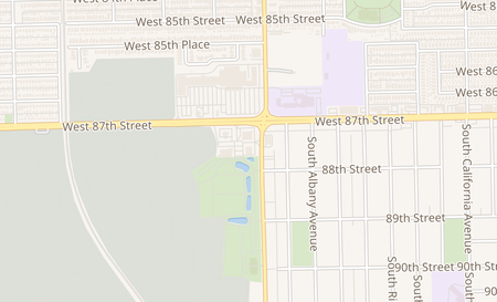 map of 8734 S. Kedzie Evergreen Park, IL 60805