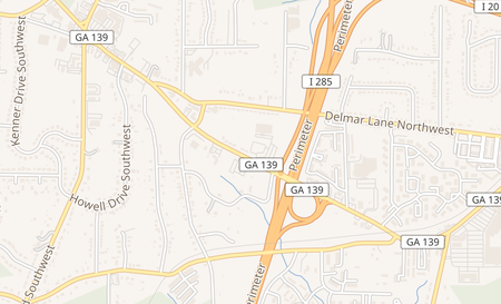 map of 3341 Martin Luther King Jr Dr SW A Atlanta, GA 30331
