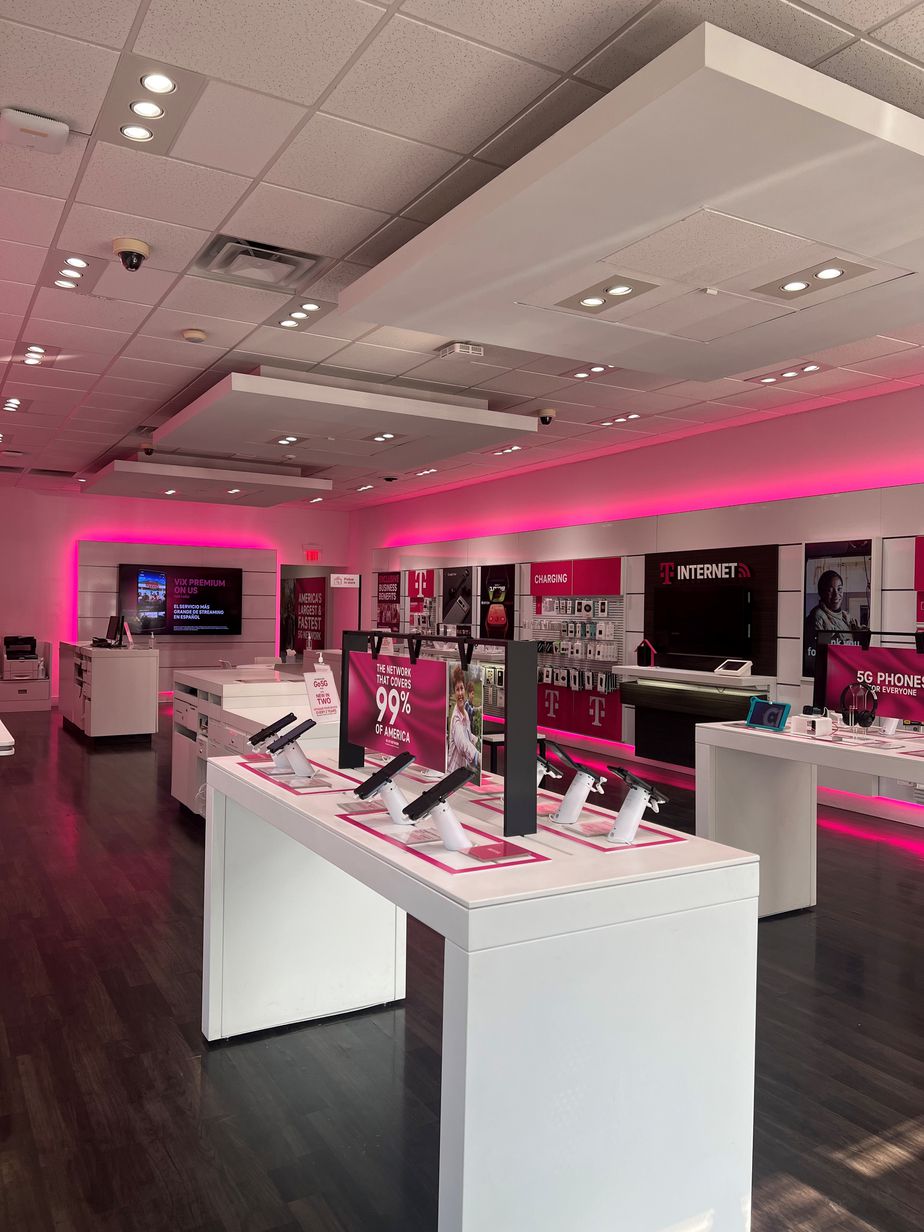 Interior photo of T-Mobile Store at Hwy 77 & Indian Drive, Waxahachie, TX