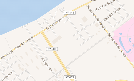 map of 801 Commerce Dr Owensboro, KY 42303