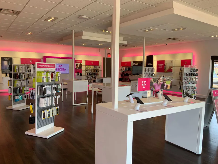 Interior photo of T-Mobile Store at Forest Lane & Abrams, Dallas, TX