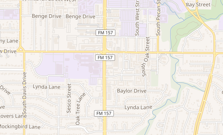 map of 618 W Park Row Dr. Arlington, TX 76010